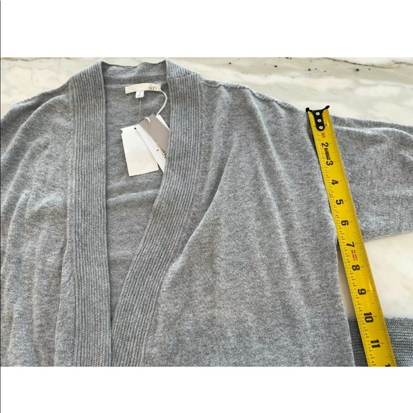 SKIN VALORA HEATHER GRAY COTTON KNIT ROBE SIZE SMALL NWTS! - Picture 9 of 11